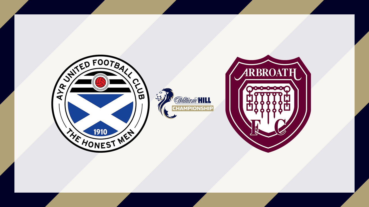 Ayr United vs Arbroath poster Ayr United vs Arbroath poster