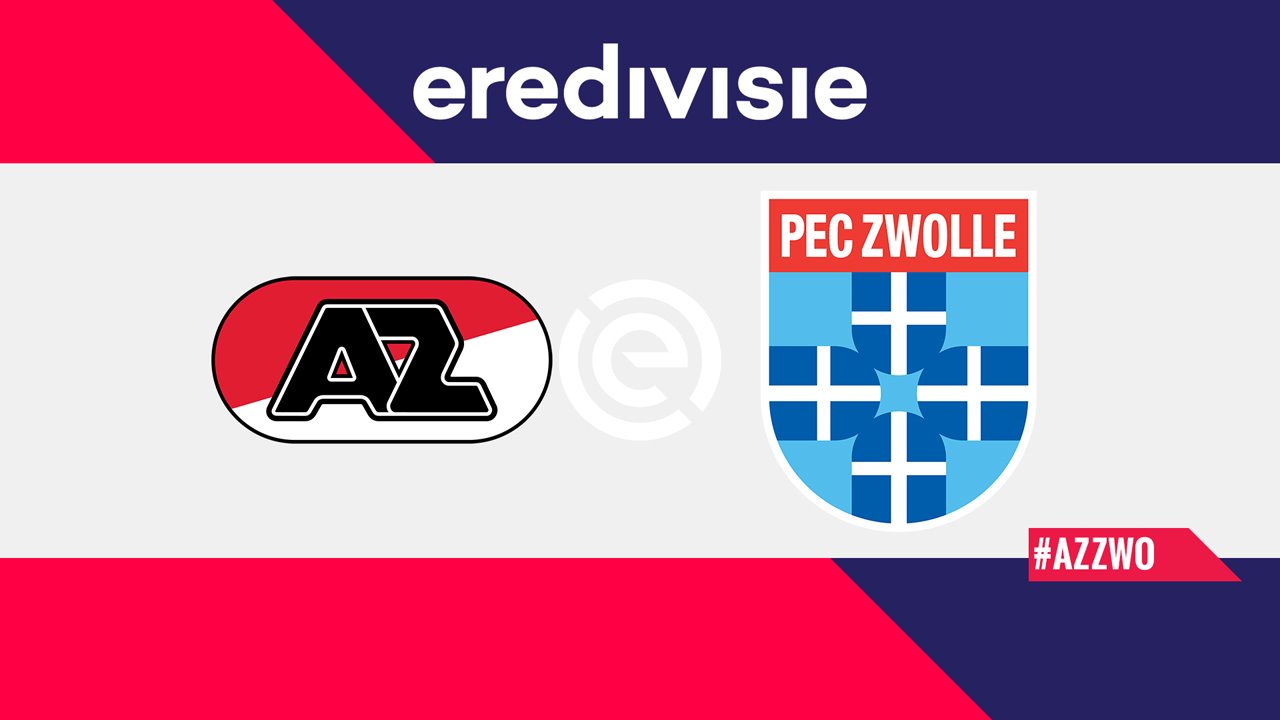 AZ Alkmaar vs PEC Zwolle poster