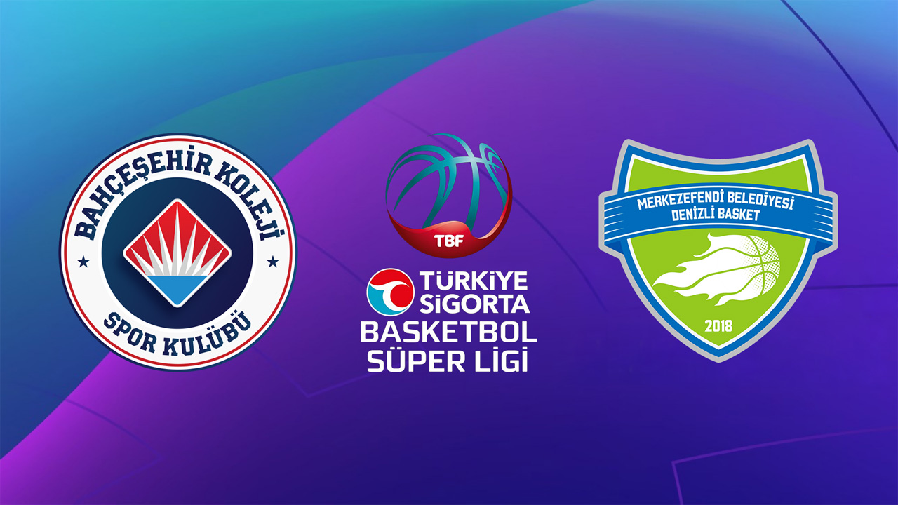 Bahçeşehir Koleji SK vs Merkezefendi Belediyesi Denizli Basket poster