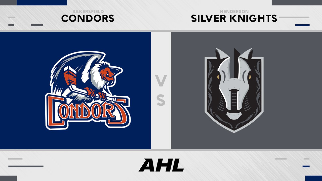 Bakersfield Condors vs Henderson Silver Knights poster Bakersfield Condors vs Henderson Silver Knights poster