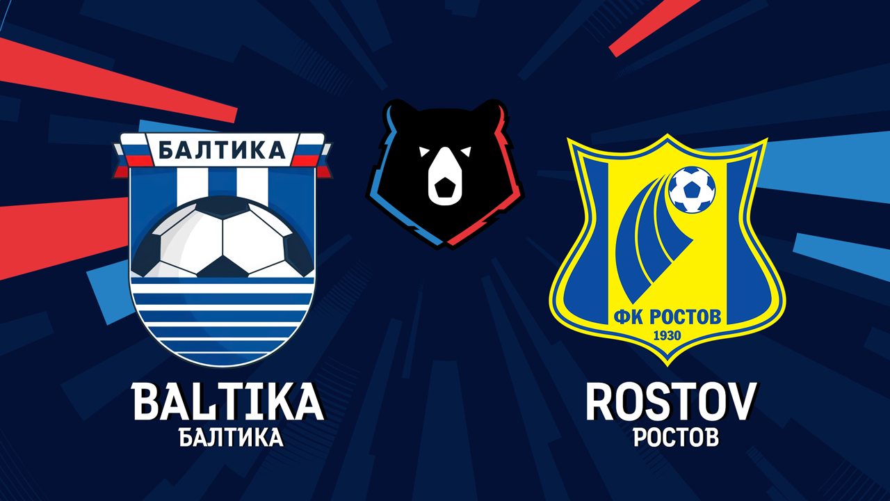 Baltika Kaliningrad vs Rostov poster