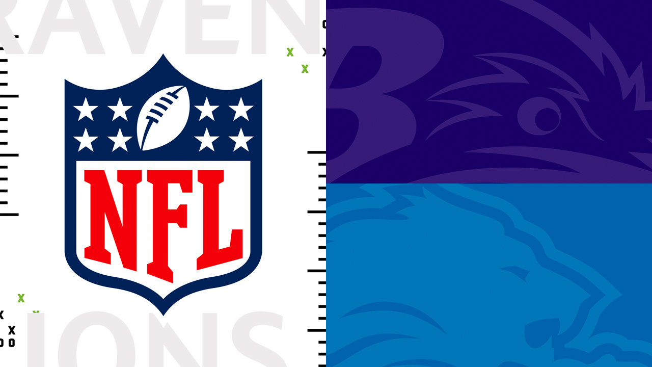 Baltimore Ravens vs Detroit Lions poster