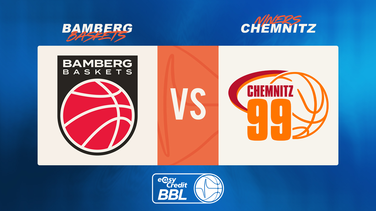 Bamberg Baskets vs Niners Chemnitz poster Bamberg Baskets vs Niners Chemnitz poster