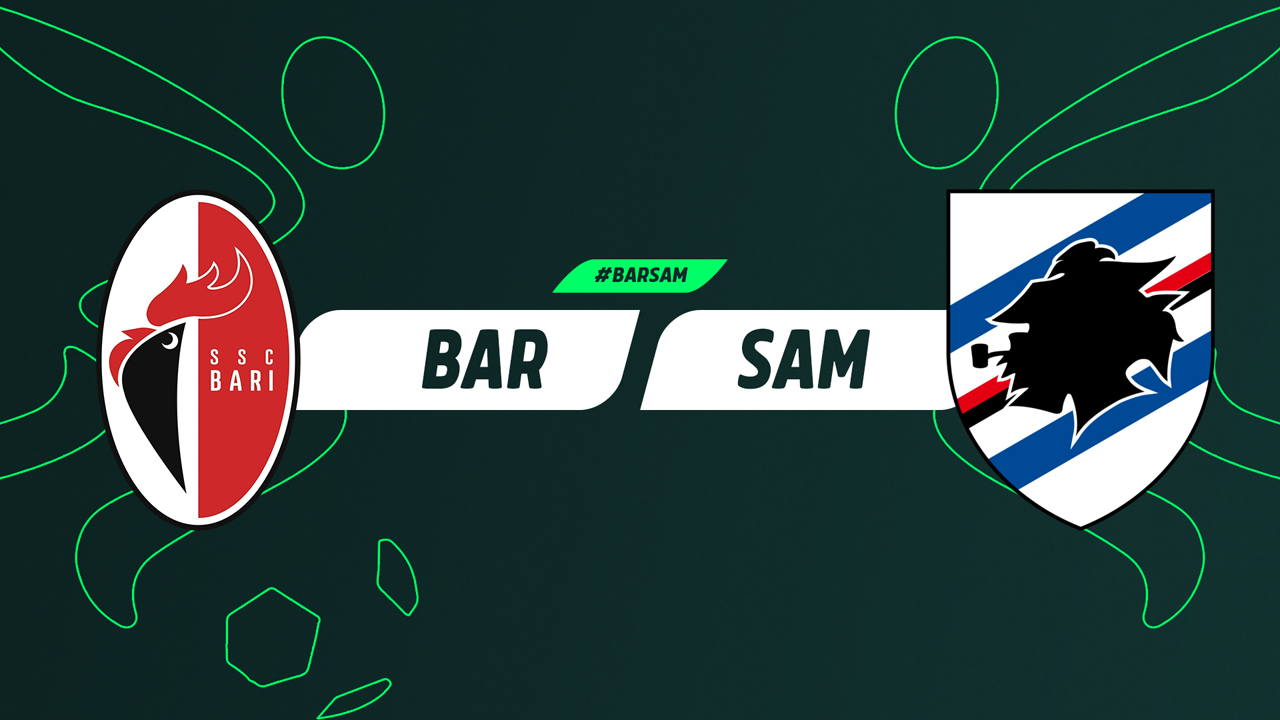 Bari vs Sampdoria poster Bari vs Sampdoria poster