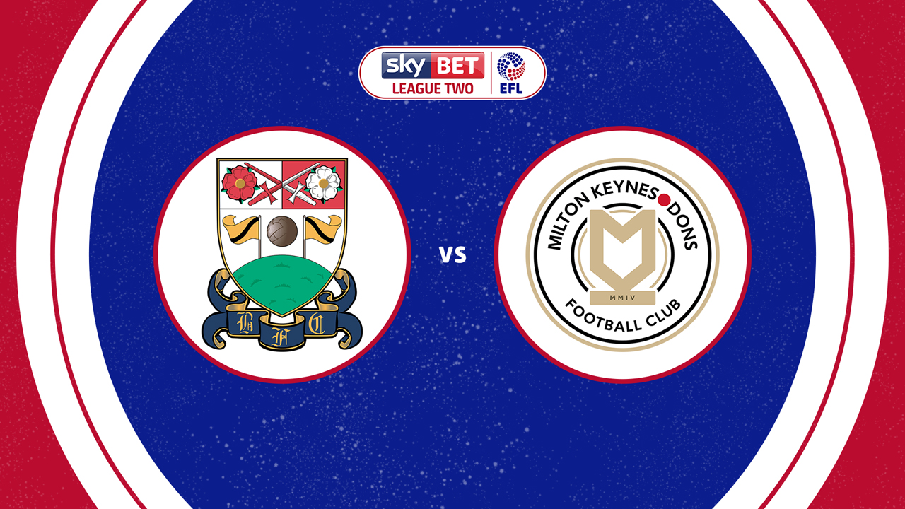 Barnet vs Milton Keynes Dons poster