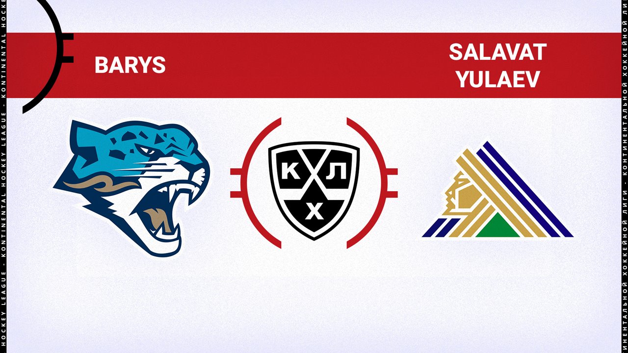 Barys Nur-Sultan vs Salavat Yulaev Ufa poster Barys Nur-Sultan vs Salavat Yulaev Ufa poster