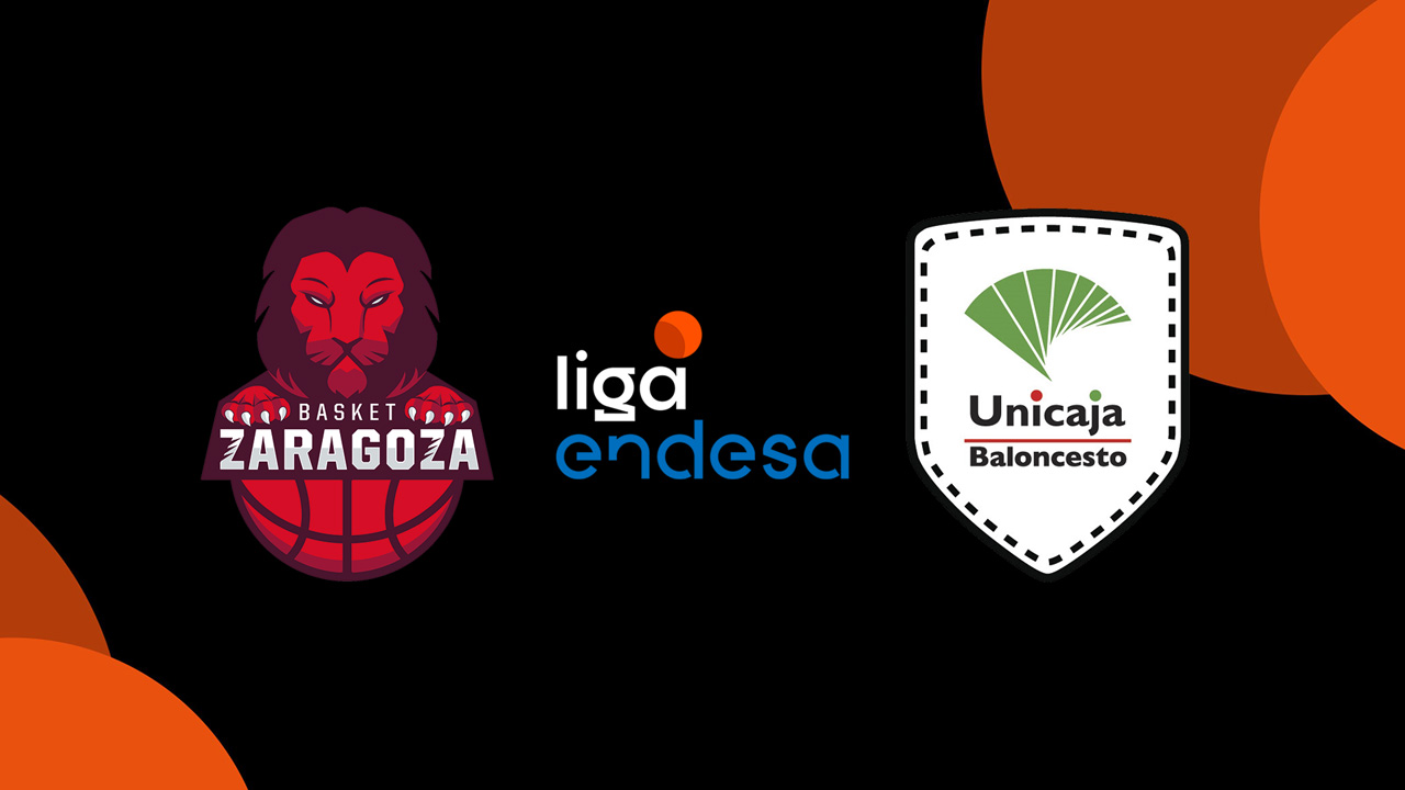 Basket Zaragoza vs Baloncesto Málaga poster Basket Zaragoza vs Baloncesto Málaga poster