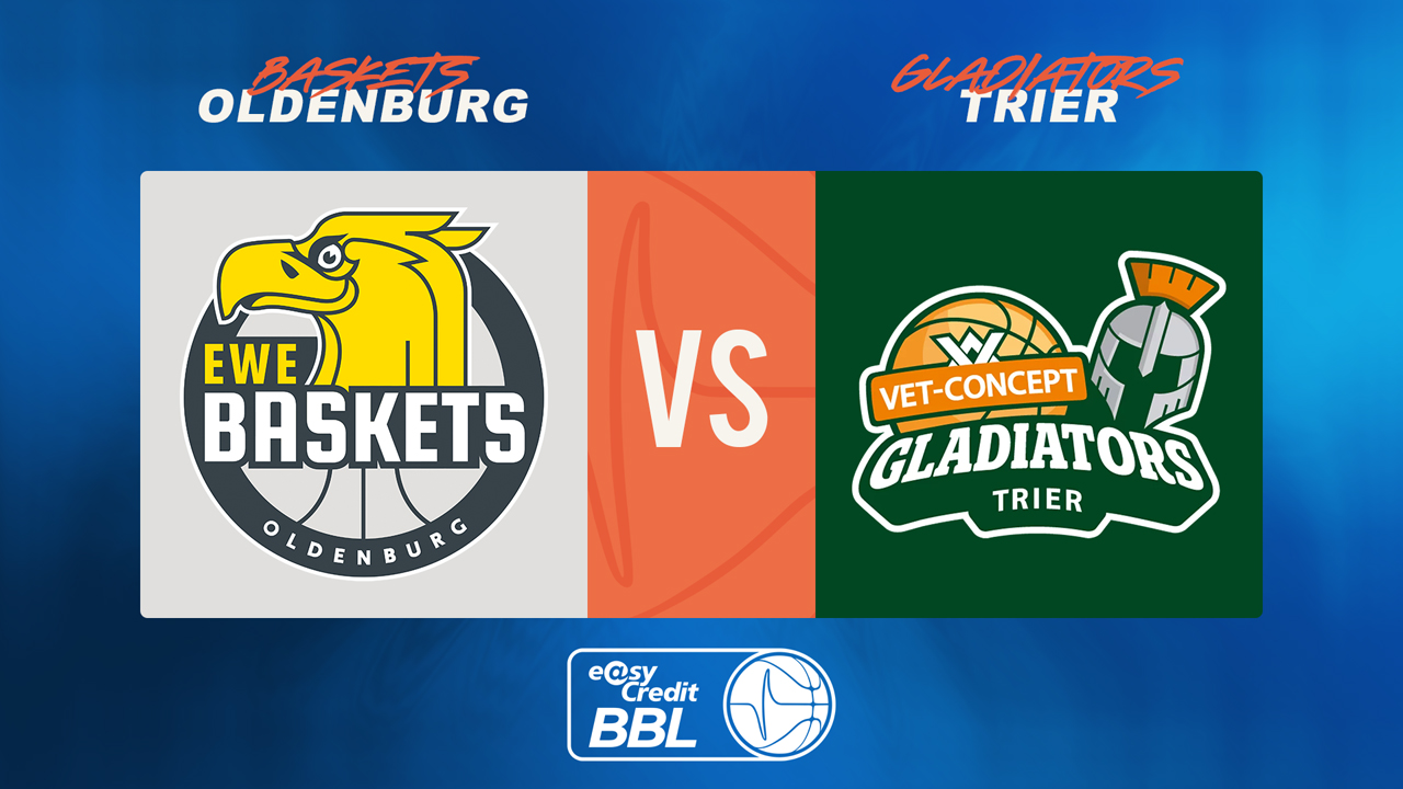 Baskets Oldenburg vs Gladiators Trier poster