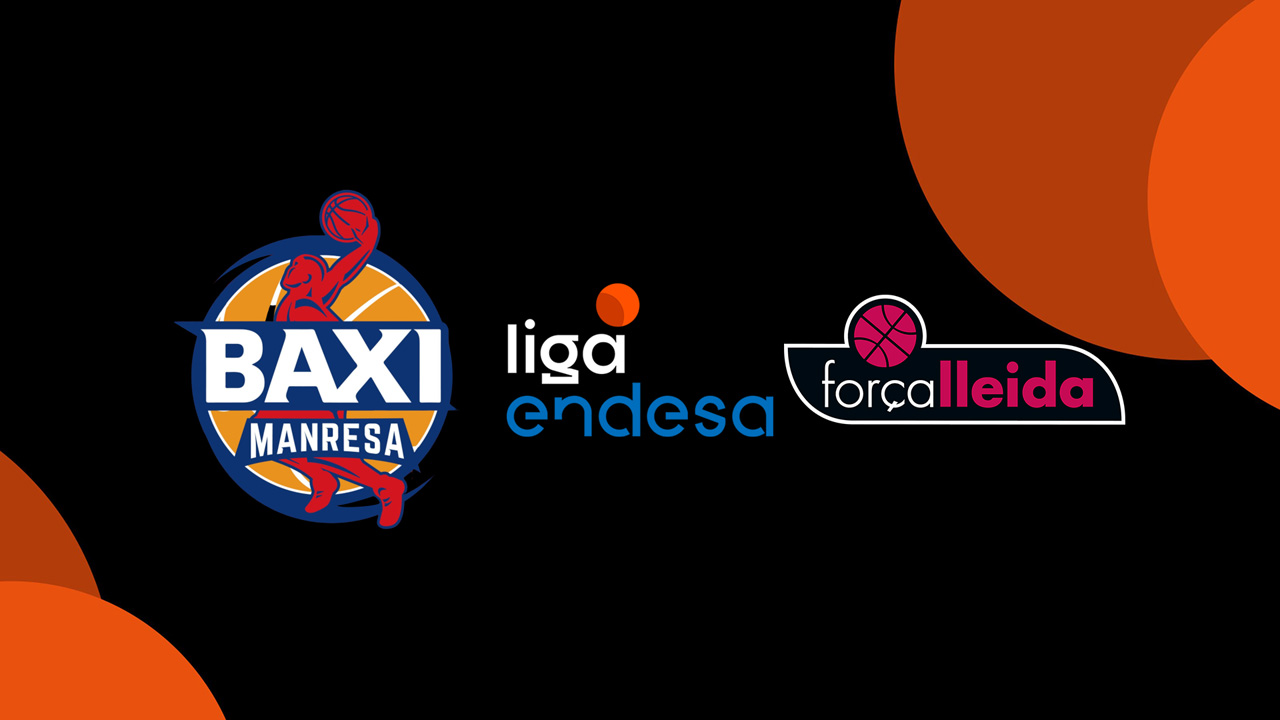 Basquet Manresa vs Força Lleida CE poster Basquet Manresa vs Força Lleida CE poster