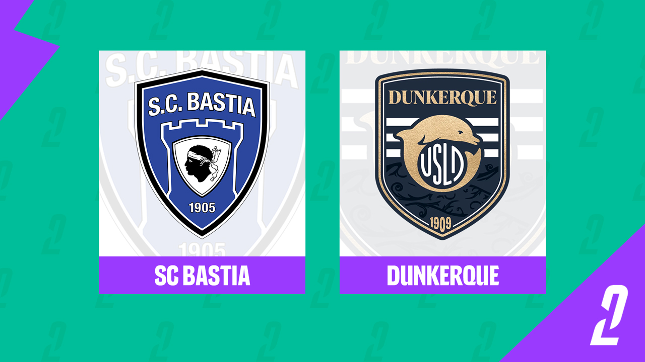 Bastia vs USL Dunkerque poster