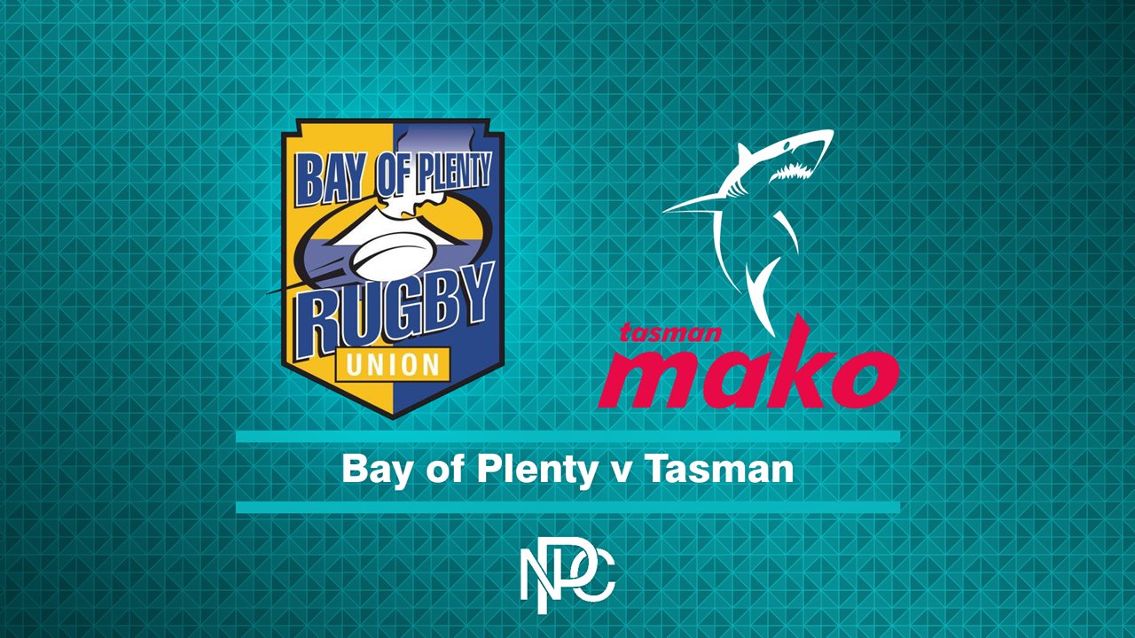 Bay of Plenty vs Tasman poster