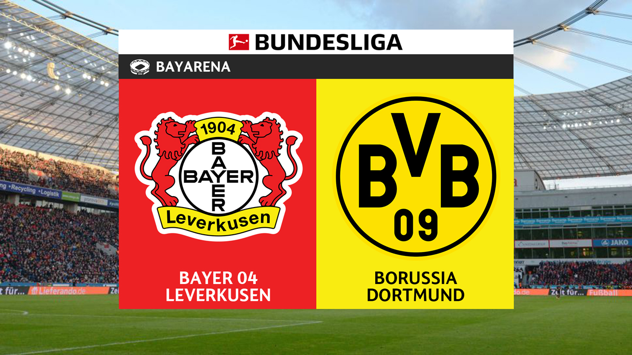 Bayer Leverkusen vs Borussia Dortmund poster