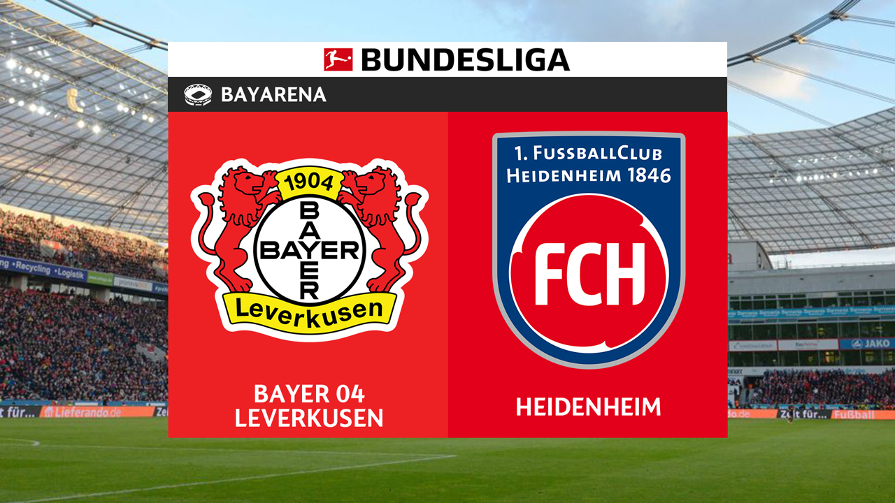 Bayer Leverkusen vs FC Heidenheim poster