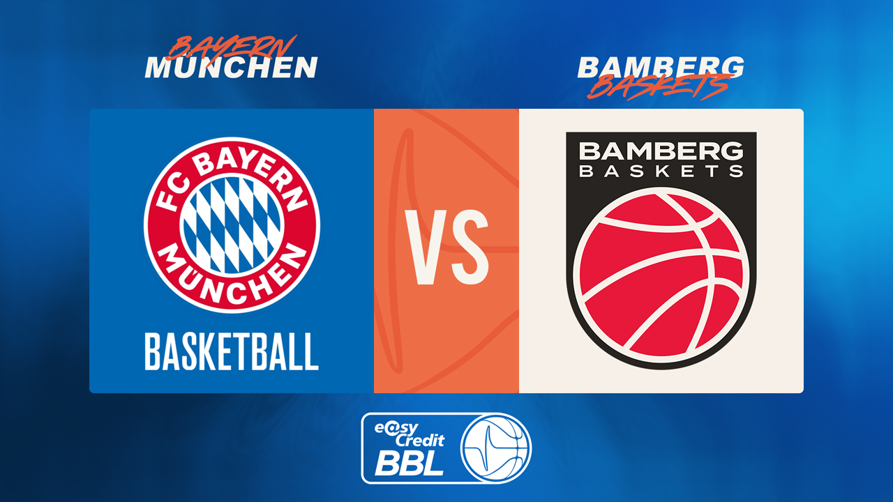 Bayern München Basketball vs Bamberg Baskets poster