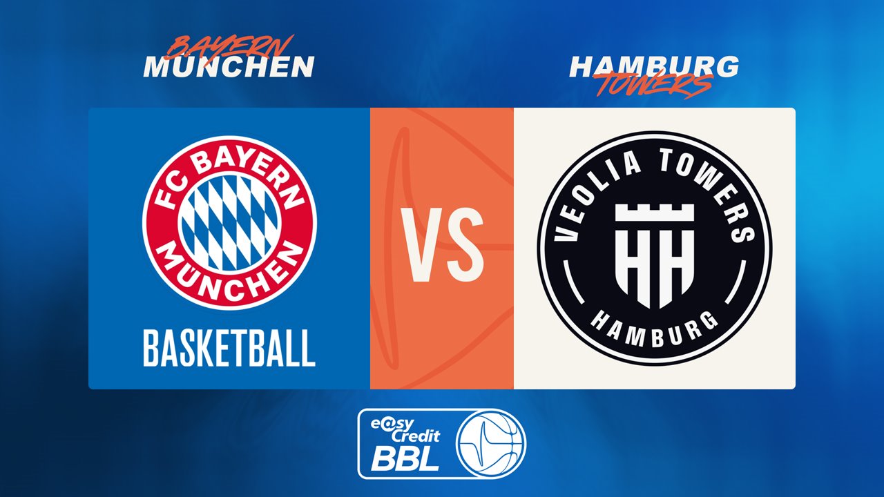 Bayern München Basketball vs Hamburg Towers poster