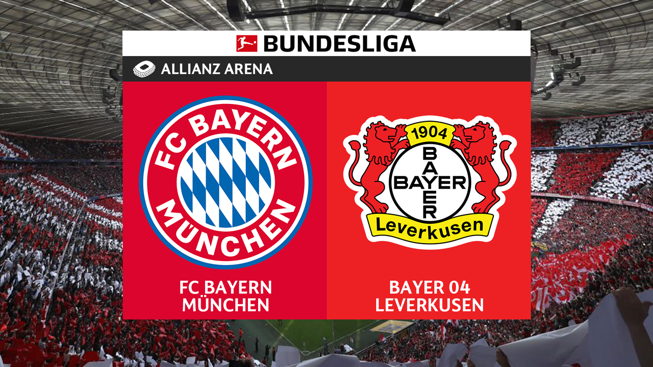 Bayern Munich vs Bayer Leverkusen poster