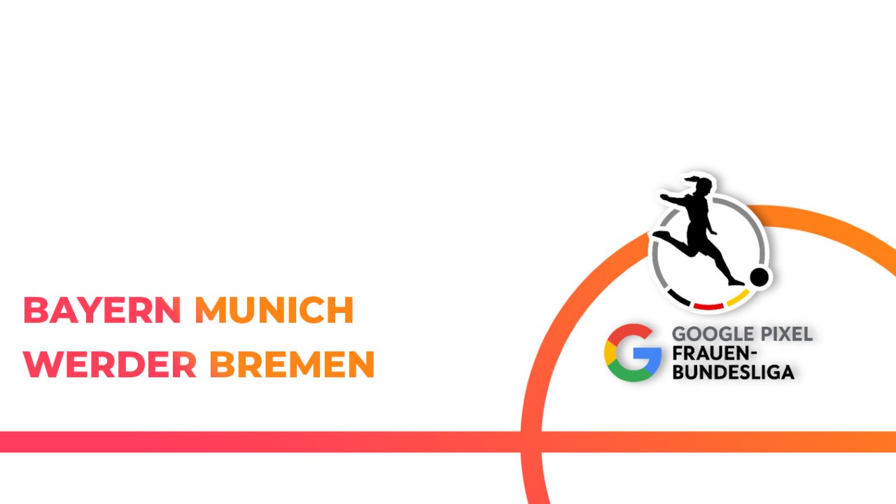 Bayern Munich Women vs Werder Bremen Women poster Bayern Munich Women vs Werder Bremen Women poster