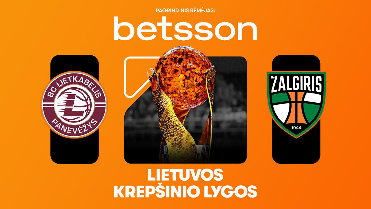 BC Lietkabelis vs BC Žalgiris poster BC Lietkabelis vs BC Žalgiris poster