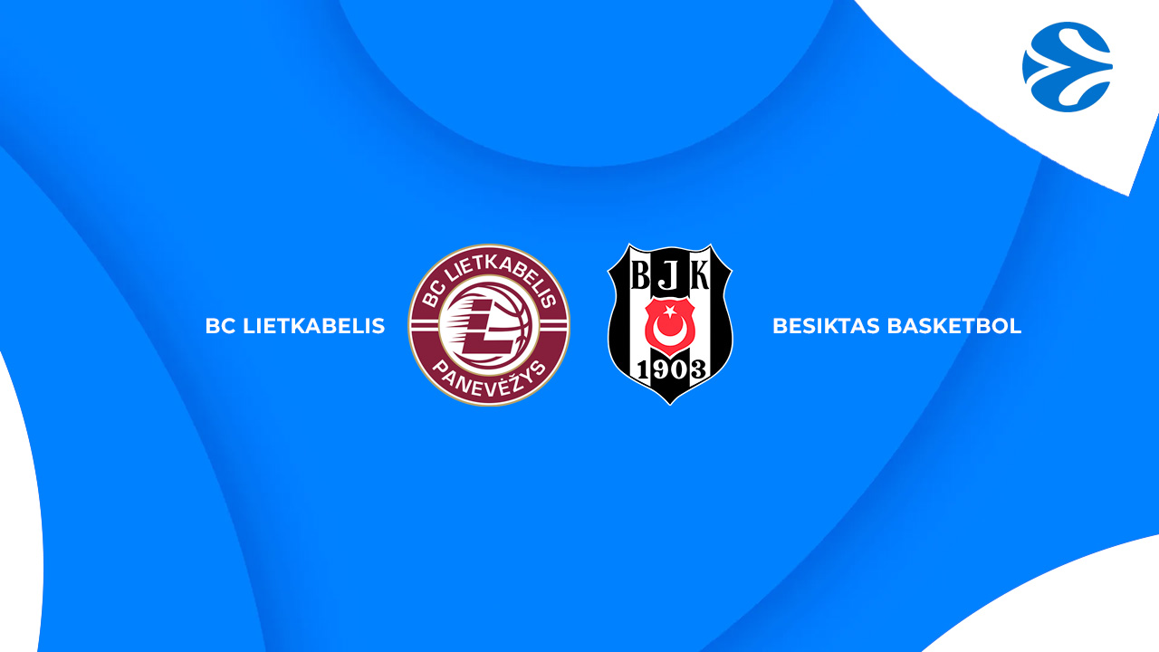 BC Lietkabelis vs Besiktas Basketbol poster BC Lietkabelis vs Besiktas Basketbol poster
