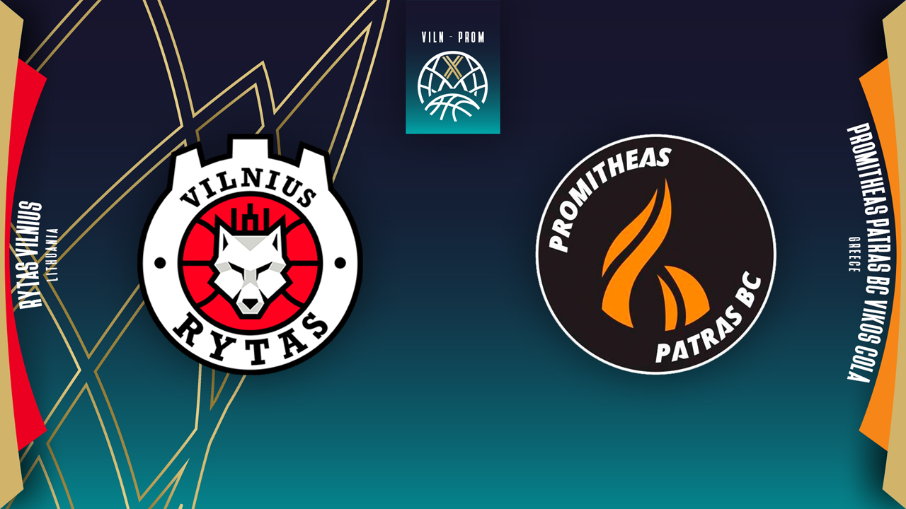BC Lietuvos rytas vs Promitheas Patras BC poster BC Lietuvos rytas vs Promitheas Patras BC poster