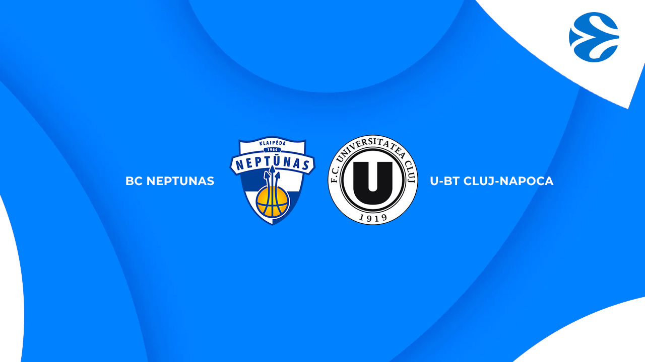 BC Neptūnas vs U-BT Cluj-Napoca poster BC Neptūnas vs U-BT Cluj-Napoca poster