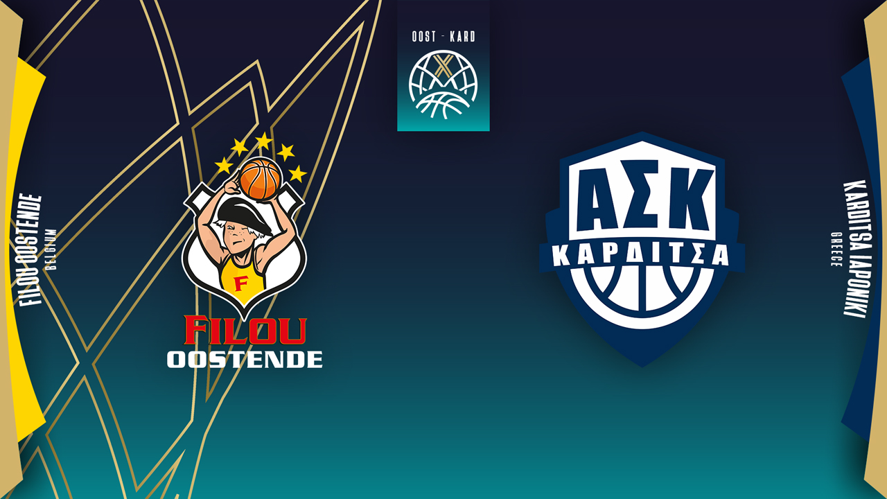 BC Oostende vs ASK Karditsas BC poster BC Oostende vs ASK Karditsas BC poster