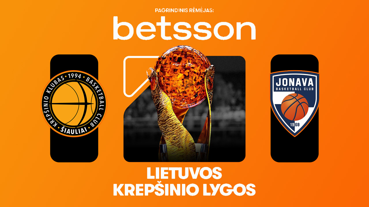BC Šiauliai vs BC Jonava poster BC Šiauliai vs BC Jonava poster