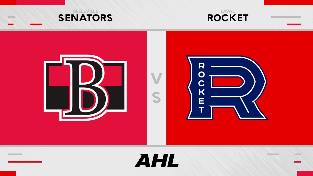Belleville Senators vs Laval Rocket poster