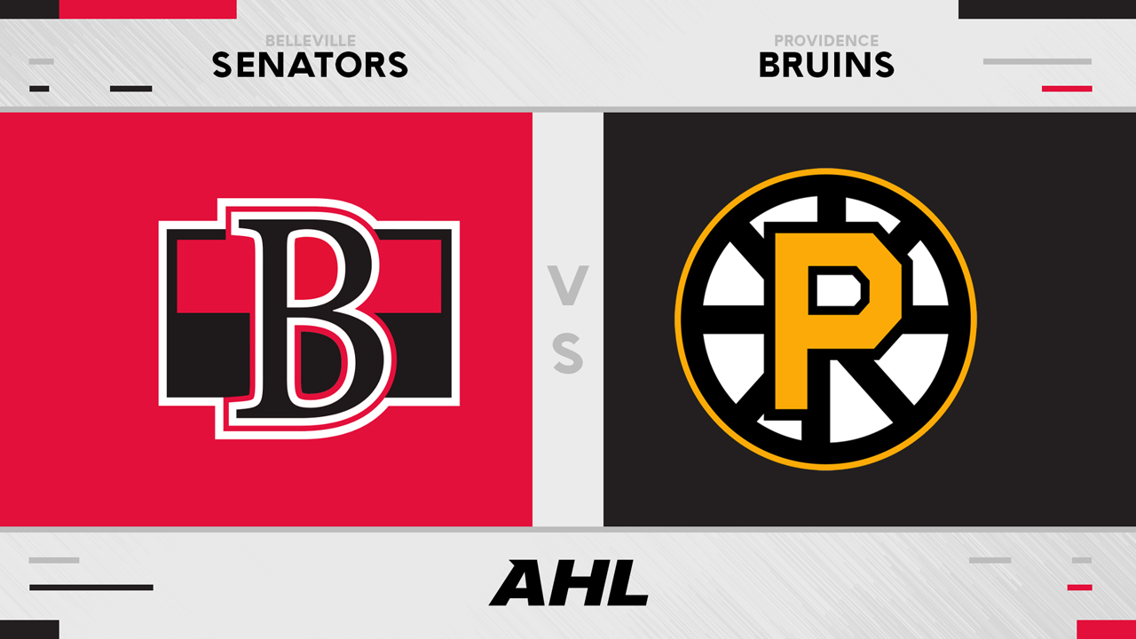 Belleville Senators vs Providence Bruins poster Belleville Senators vs Providence Bruins poster