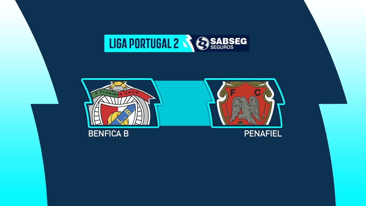 Benfica B vs Penafiel poster Benfica B vs Penafiel poster