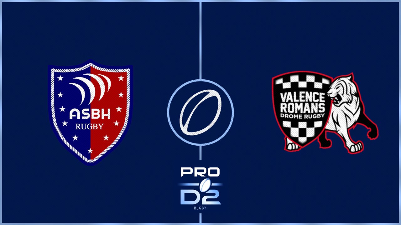Béziers vs Valence Romans Drôme Rugby poster