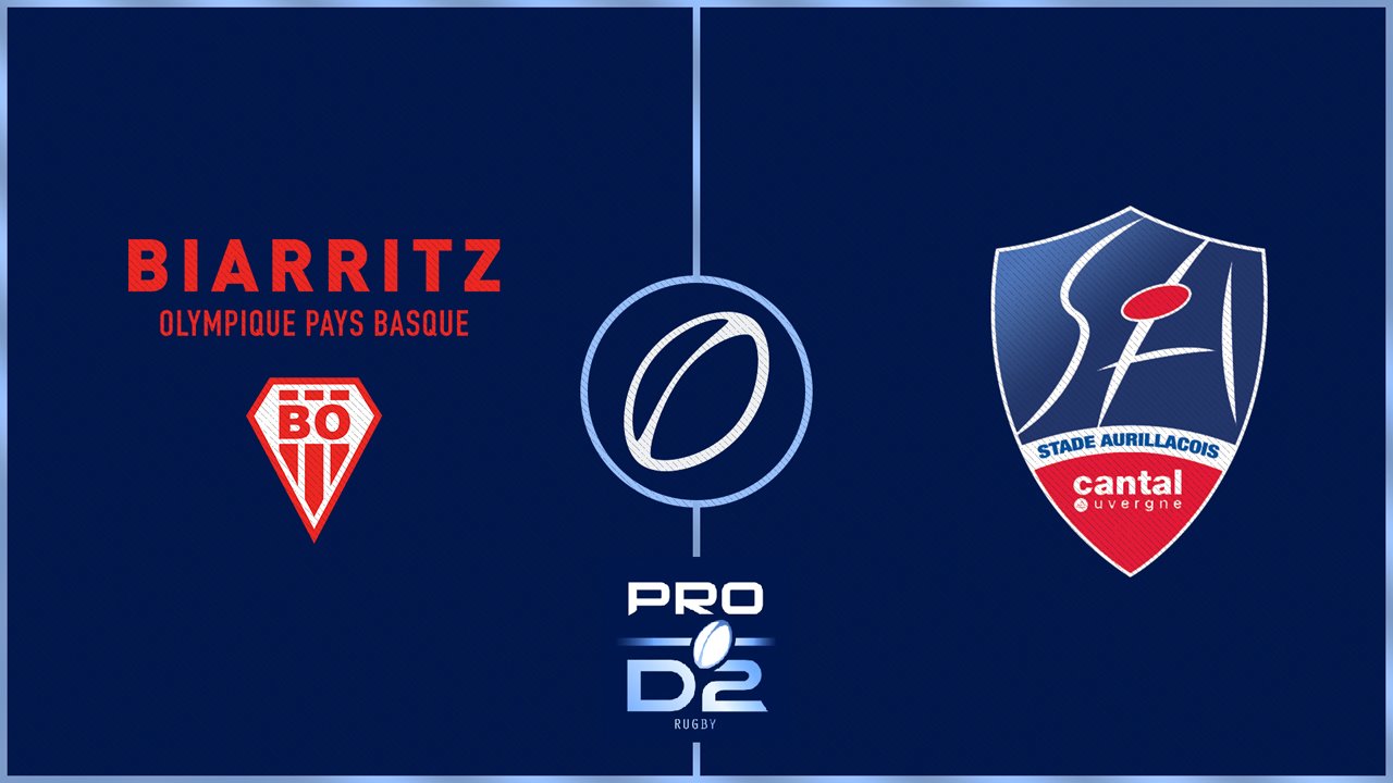 Biarritz Olympique vs Aurillac poster