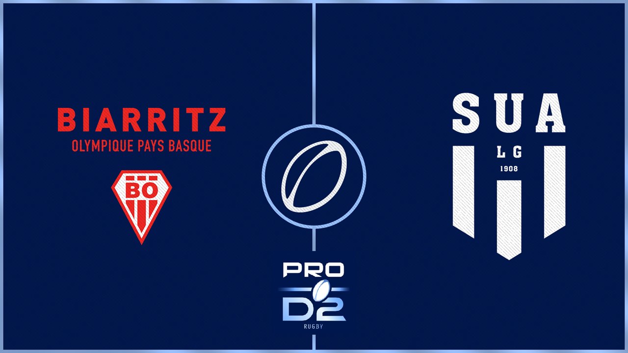 Biarritz Olympique vs SU Agen Lot-et-Garonne poster
