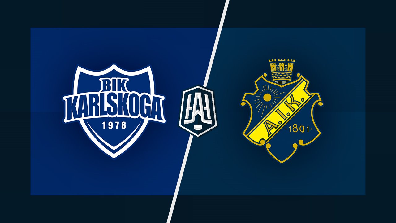 BIK Karlskoga vs AIK IF poster BIK Karlskoga vs AIK IF poster