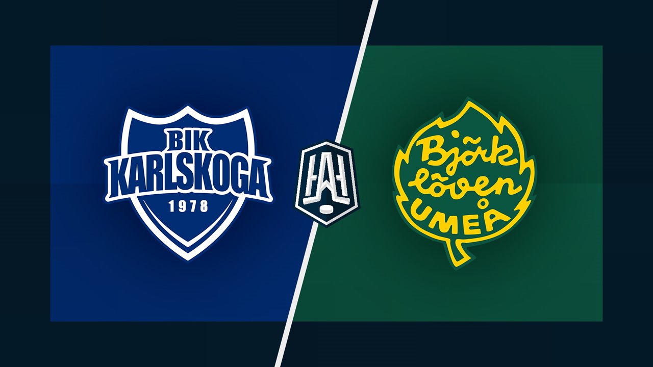 BIK Karlskoga vs IF Björklöven poster BIK Karlskoga vs IF Björklöven poster