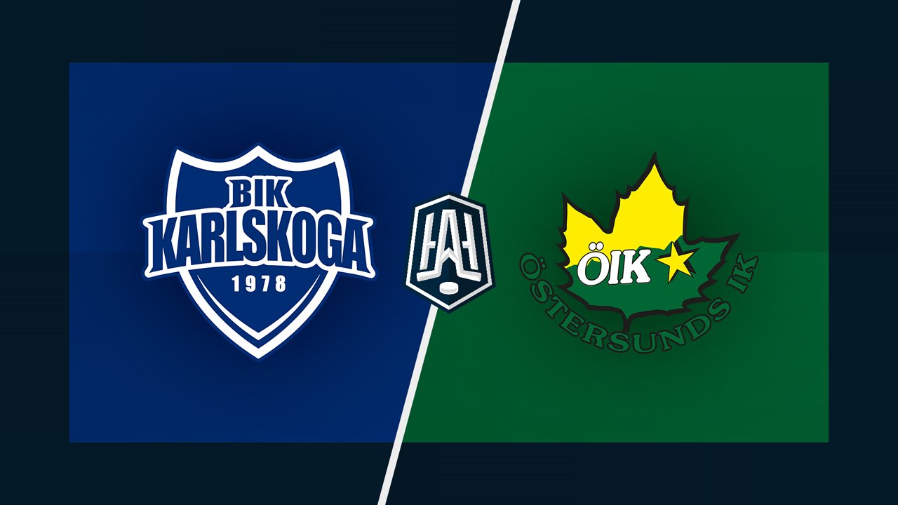 BIK Karlskoga vs Östersunds IK poster BIK Karlskoga vs Östersunds IK poster