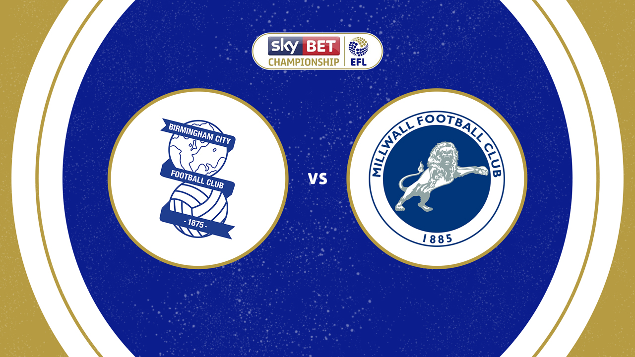 Birmingham City vs Millwall poster