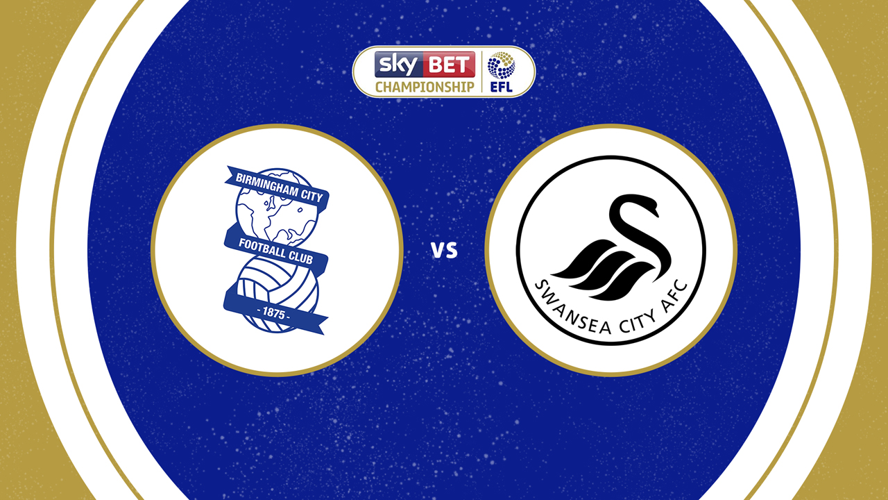 Birmingham City vs Swansea City poster