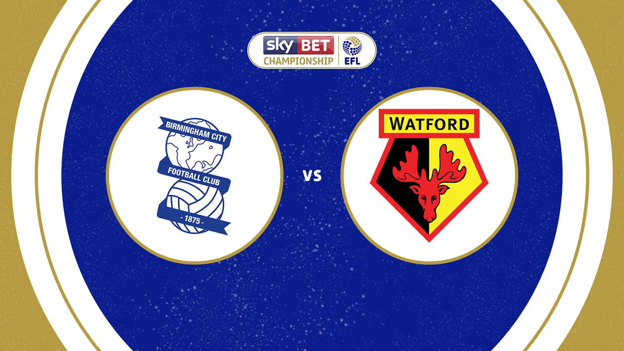 Birmingham City vs Watford poster