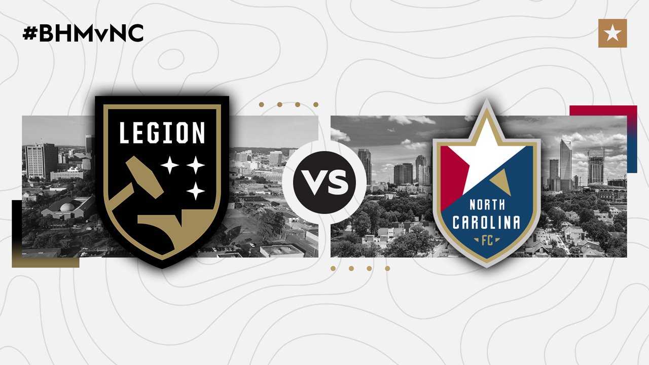 Birmingham Legion vs North Carolina FC poster