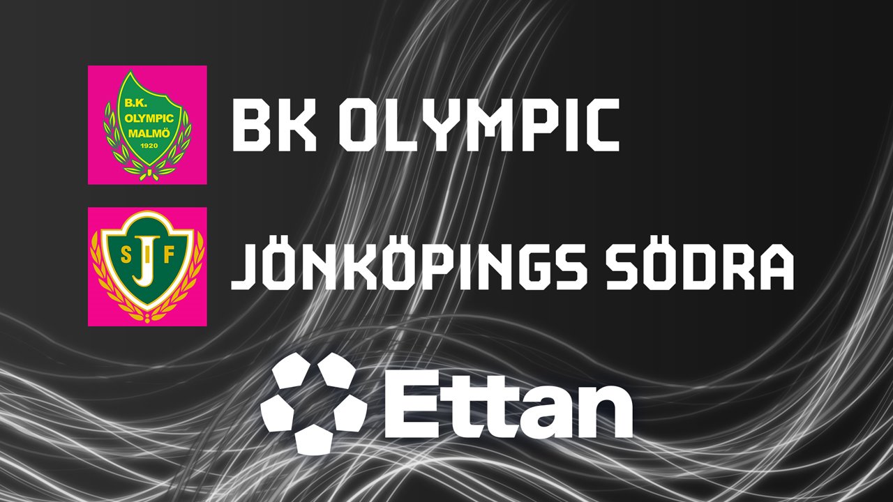 BK Olympic vs Joenkoeping S. poster