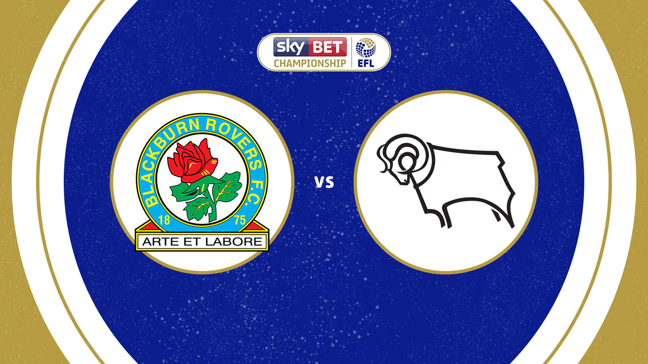 Blackburn Rovers vs Derby County poster