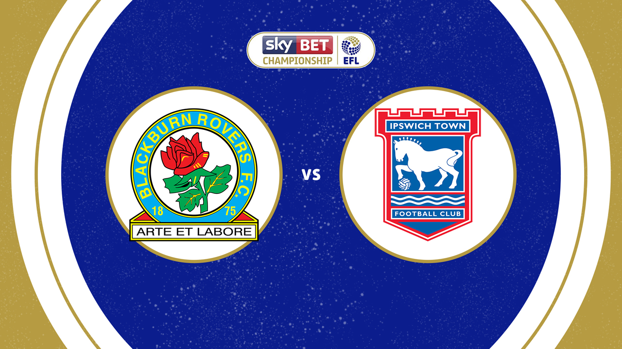 Blackburn Rovers vs Ipswich Town poster