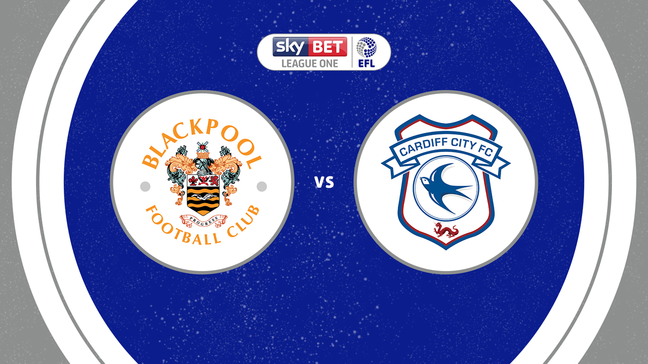 Blackpool vs Cardiff City poster