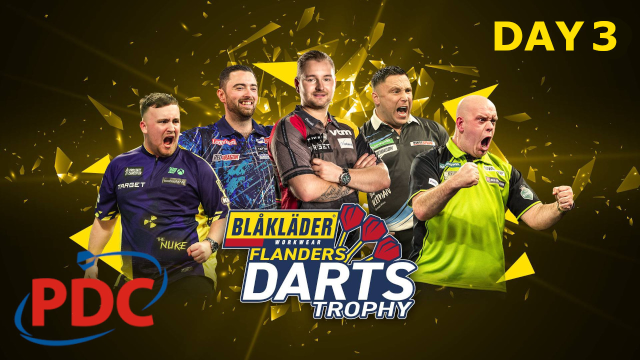 Blåkläder Flanders Darts Trophy Day 3 poster