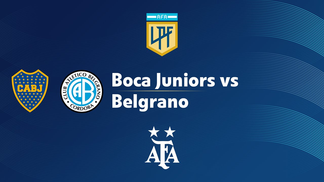 Boca Juniors vs Belgrano poster