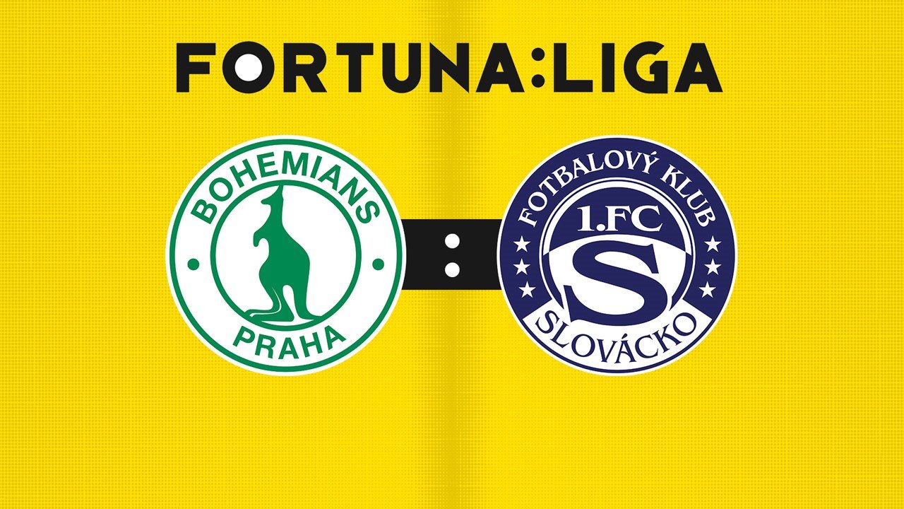 Bohemians 1905 vs Slovácko poster