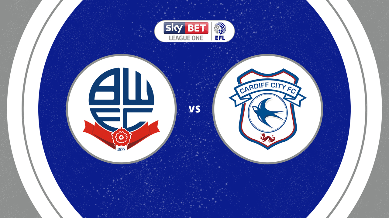 Bolton Wanderers vs Cardiff City poster