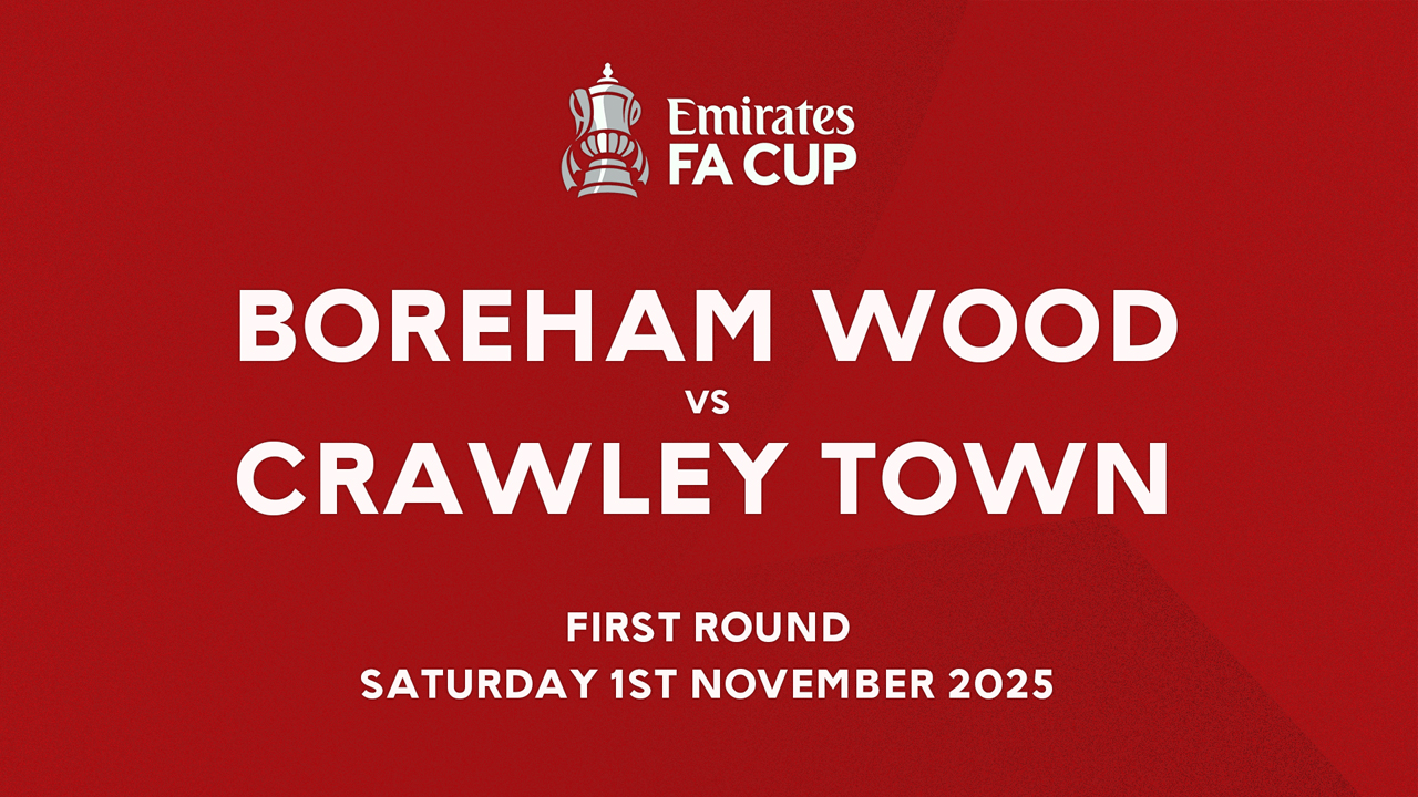 Boreham Wood vs Crawley Town poster