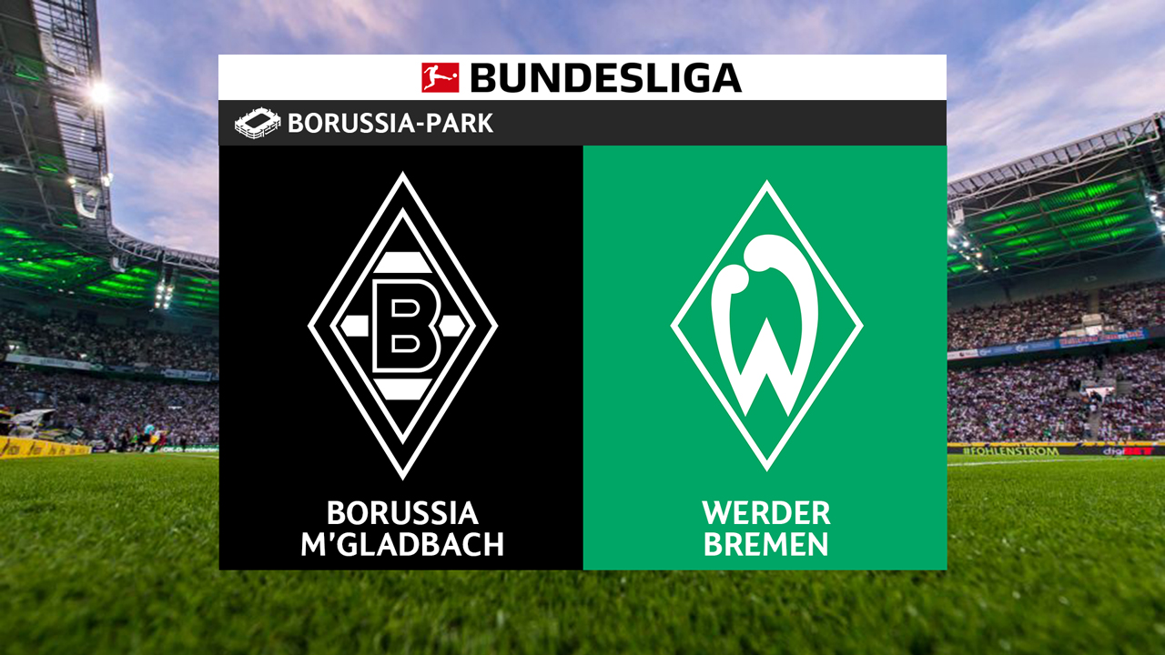 Borussia Mönchengladbach vs Werder Bremen poster